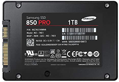 Samsung 850 PRO 1TB SATA III 2.5" Internal SSD