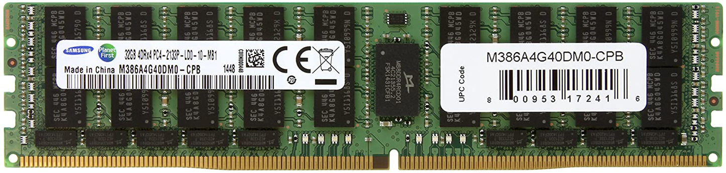 Samsung 32GB ECC RAM DDR4 2133MHz (PC4-17000) RDIMM Server Memory