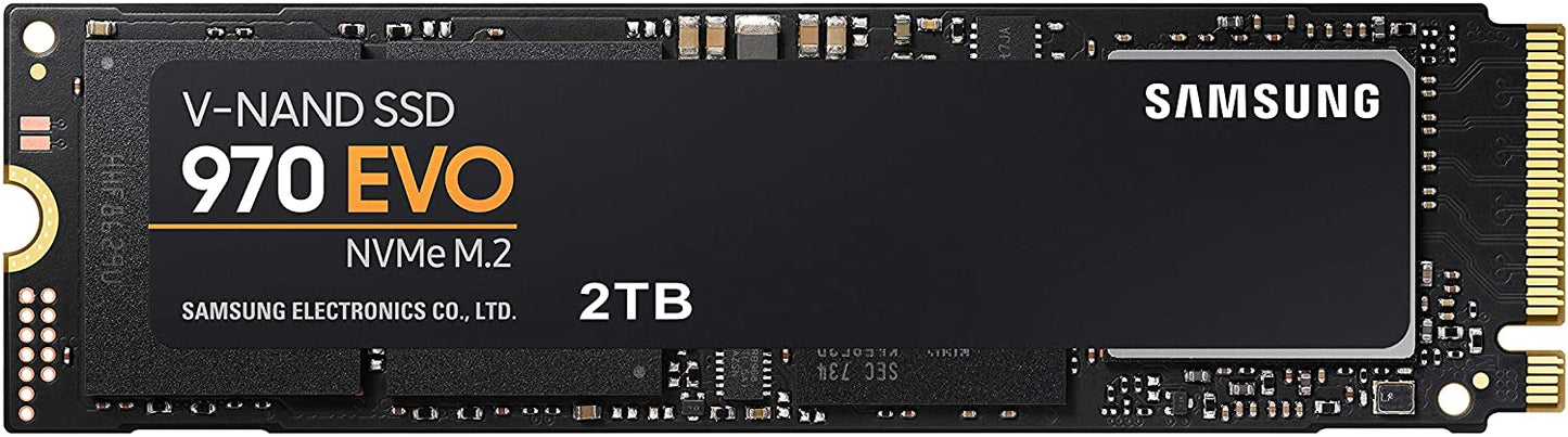 Samsung 970 EVO 2TB M.2 NVMe SSD - Internal Solid State Hard Drive