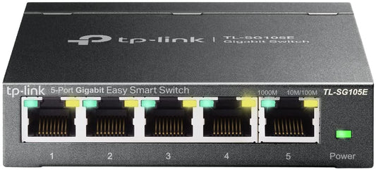 TP-Link 5 Port Gigabit Switch - Smart Managed (TL-SG105E)