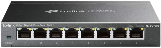 TP-Link 8 Port Gigabit Switch - Smart Managed (TL-SG108E)