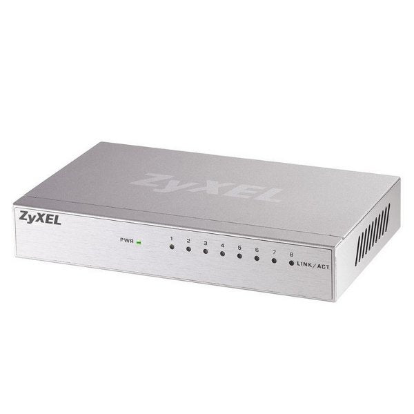 Zyxel 8-Port Gigabit Desktop Ethernet Switch - Metal housing (GS108B v2)